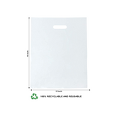 12x15 Clear Shopping for Bags Clothing, Tradeshow, Retails Pack of 100 - Infinite Pack